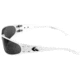 Gatorz Wraptor Sunglasses, Polished Frame, Grey Polarized Lens WRAPOL01P