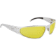 Gatorz Wraptor Sunglasses, Polished Frame, Yellow Lens WRAPOL04