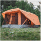 Gazelle T4 Plus Hub Tent With Screen Room, Sunten/Sedona Orange, 012642022388