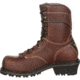 Georgia Boot AMP LT Logger Waterproof 9 inch Work Boot w/Composite Toe - Mens, Brown, 10, GB00236-100M