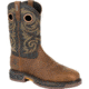 Georgia Boot Carbo-Tec LT Waterproof 11 inch Pull-On Work Boot w/Steel Toe - Mens, Brown/Black, 8.5, GB00267-085M