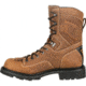Georgia Boot Comfort Core Waterproof Logger 8 inch Work Boot w/Composite Toe - Mens, Crazy Horse, 9 Wide, GB00123-090W