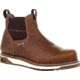 Georgia Boot Wedge Waterproof Chelsea Work Boot - Mens, Wide, Brown, 8.5, GB00352-085W