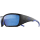 Glock Blue Line Tactical Glasses Blue Mirror Lens Black Frame, AS41040