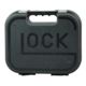 Glock Single Gun Case w/ Bore Brush, Cleaning Rod, Cable Lock and Owners Manual, Black, 10.5 x 9 x 2.5, GLCASE2929