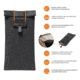 GoDark Faraday Cell Phone Case, Charcoal, FPB01-3X