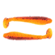 Googan Squad Saucy Swimmer Soft Bait, 7 Pack, 3.8in, Flamin Hot, GSW-38-FLM