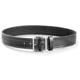 Gould &amp; Goodrich Pants Garrison Belt, 46, Nickel Buckle, Black Weave, B52-46W