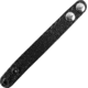 Gould &amp; Goodrich Leather Belt Keeper, Double Standard Snap, Single, Black Weave, B76W