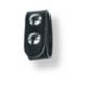 Gould &amp; Goodrich Belt Keepers - 4-Pack, Double Snap, Nickel, Black, K76-4