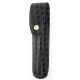 Gould &amp; Goodrich Flashlight Case w/Flap Coast HP7R Flashlight, Brass Snap, Black Weave, B672-3WBR