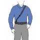Gould &amp; Goodrich Shoulder Strap, 42, Standard Hardware, Black, B99-42