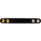 Gould &amp; Goodrich Hi-gloss Belt Keeper, Double Snap, Brass - PMI-BR