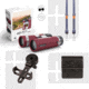 GoView ZOOMR 10x34mm Roof Prism Binoculars, Ruby Red, 4260527415961