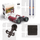 GoView ZOOMR 8x26mm Roof Prism Binoculars, Ruby Red, 4260527415916