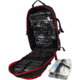 Grey Ghost Gear 3 Day Pack/Medic Pack, Red Zip, Black, GTG5946-2