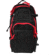 Grey Ghost Gear 3 Day Pack/Medic Pack, Red Zip, Black, GTG5946-2