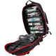 Grey Ghost Gear 3 Day Pack/Medic Pack, Red Zip, Black, GTG5946-2