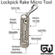 Grim Workshop Lock Pick Rake Micro Tool