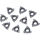 Grizzly Industrial Carbide Inserts 08 IR A 60 for Stainless, Aluminum, Cast-Iron, pk. of 10 H8353