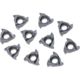 Grizzly Industrial Carbide Inserts 08 IR A 60 for Stainless, Aluminum, Cast-Iron, pk. of 10, H8353