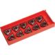 Grizzly Industrial Carbide Inserts 16 IR G 60 for Stainless, Aluminum, Cast-Iron, pk. of 10, H8351