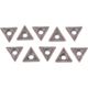 Grizzly Industrial Carbide Inserts TCMT for Steel, pk. of 10, T10381