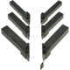 Grizzly Industrial Carbide Inserts VNMG for Aluminum, Cast-Iron, pk. of 10 H8348