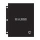 Guard Dog Security 3 Ring Binder Notebook, Black, BP-GDIB-BK