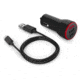 Guardian Angel Car Charger with Micro USB Cable, Black/Red, ELT-CC-M