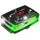 Guardian Angel Elite Series Wearable Safety Light, Black Casing, White Front, Green Rear, White Top Light, Red Work Light, ELT-W/G