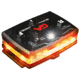 Guardian Angel Elite Series Wearable Safety Light Multi-Functional, Black Casing, Orange Front, Orange Rear, White Top, ELT-O/O-2
