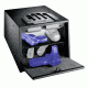 GunVault Bio MultiVault Biometric Pistol Safe w/ Fingerprint Recognition, 10.1x7.9x14in 