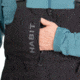 Habit Anglers Bluff Rain Bib - Mens, Habit Gray Waves/Black, Large, RS10033-7A7-L