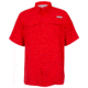 Habit Belcoast River Guide Short Sleeve Fishing Shirt - Mens, Fiery Scarlet, 3XL, TS1347-8A0-3X