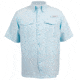 Habit Belcoast River Guide Short Sleeve Fishing Shirt - Mens, Omphalodes, Extra Large, TS1347-968-XL