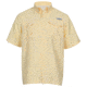 Habit Belcoast River Guide Short Sleeve Fishing Shirt - Mens, Pale Banana, Extra Large, TS1347-843-XL