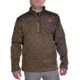 Habit Crater Valley Sweater Fleece 1/4 Zip Jacket - Mens, Mossy Oak Bottomland, Extra Large, FJ10031-3H7-XL