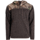 Habit Men's 1/4 Zip Hooded Fleece Pullover - Men's, Large, Realtree APX/Turkish Coffee, 1409609