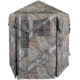 Hawk Treestands Warrior Hunting Blind with Shadow Mesh Technlogoy, Camo/Blackout, HWK-DOX-WR200