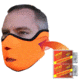 Heat Factory Heated Fleece Face Mask, Blaze Orange, One Size 1780-BO