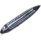 Heddon Zara Puppy Topwater Walking Bait, 3in, 1/4 oz, Black Shore Minnow, X9225XBW