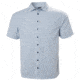 Helly Hansen Mens Club Qd Short Sleeve Shirt, White Check, Medium, 33965-002-M