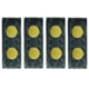 HEROs PRIDE AirTek 15/16 in Belt Keepers, 4 Pack, Basket Weave, Brass Hardware, Black, 1499WA