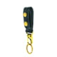 HEROs PRIDE AirTek Metal Clip Standard Key Holder, Brass Hardware, Plain, Black, 1487PA