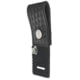 HERO'S PRIDE Leather Mic Holder, Basketweave, Nickel, 1516WN-01