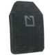 Hesco 600 Series 3611C Level III Stand Alone Armor Plate, Large SAPI Cut, Black, 3611C-SA-MC-L