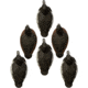 Higdon Outdoors Standard Ringneck Decoys w/Innovative Keel Clip, Self-Righting, Weighted Keel, UV Painting, Deep Realistic Carving, 6-Pack, Dark Blacks/Bright Whites/Rich Ruddy Earth, 19483