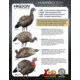 Higdon Outdoors Hard Body Upright Hen Turkey Decoy, 63111
