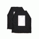 High Ground Gear AFCT3A, Plate Carrier Insert, Shooter, 10X12, NIJ 0101.06, Set, Black, HG-AFCT3A-525-10X12-SH-PB